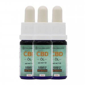 CBD Öl – 10% Vollspektrum mit MCT Öl, Vitamin B12 – 3er Set CBD Öl - 10% Vollspektrum mit MCT Öl, Vitamin B12 - 3er Set