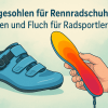 Rennradschuhe und Einlegesohle