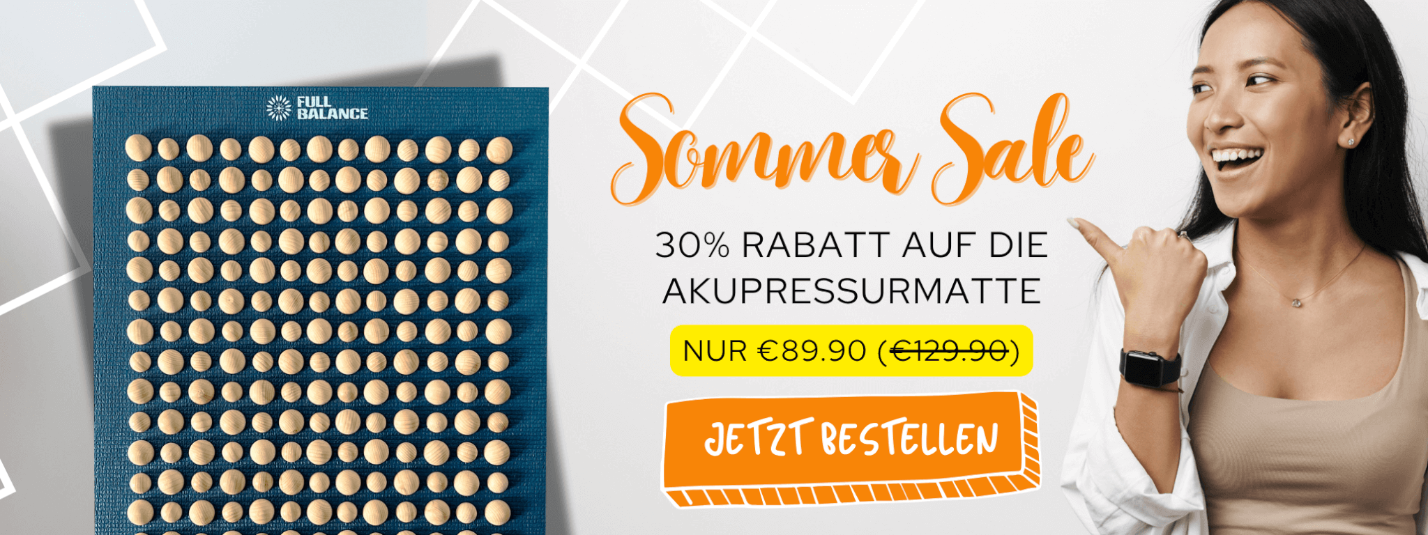 Akupressurmatte Sommer Sale