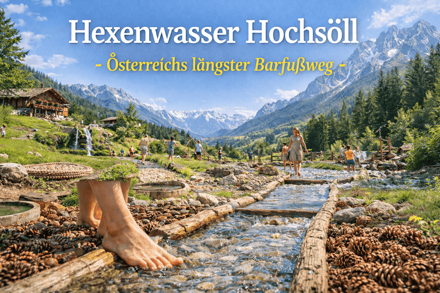 Hexenwasser Hochsöll: Österreichs längster Barfußweg – was dich erwartet