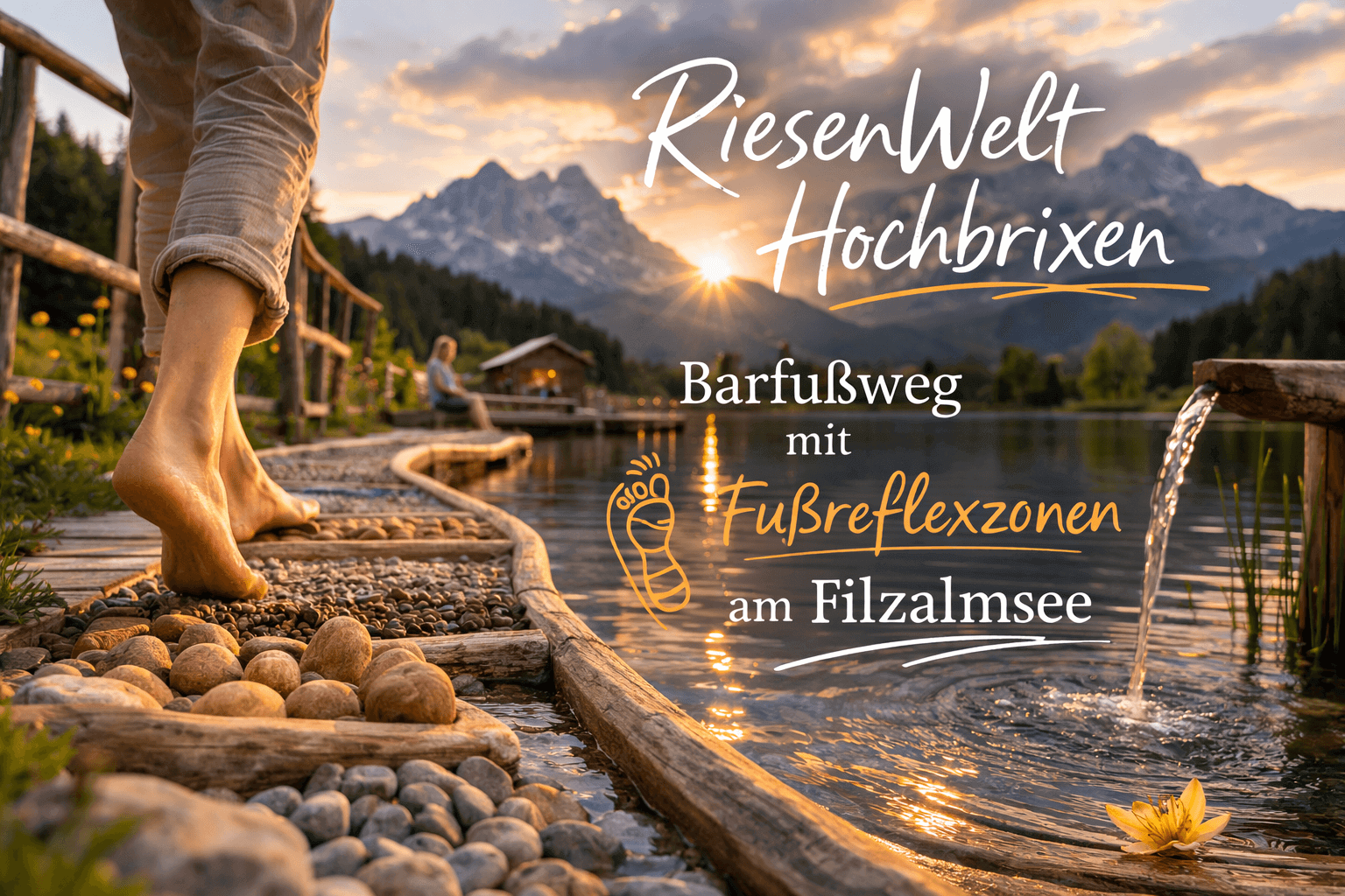 RiesenWelt Hochbrixen: Barfußweg & Fußreflexzonen am Filzalmsee 2026