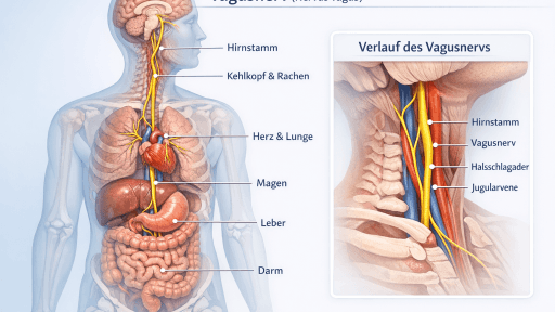 Vagusnerv Infografik - Was er wirklich kann — und was nicht
